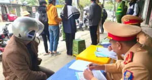học sinh vi phạm giao thông Thái Nguyên