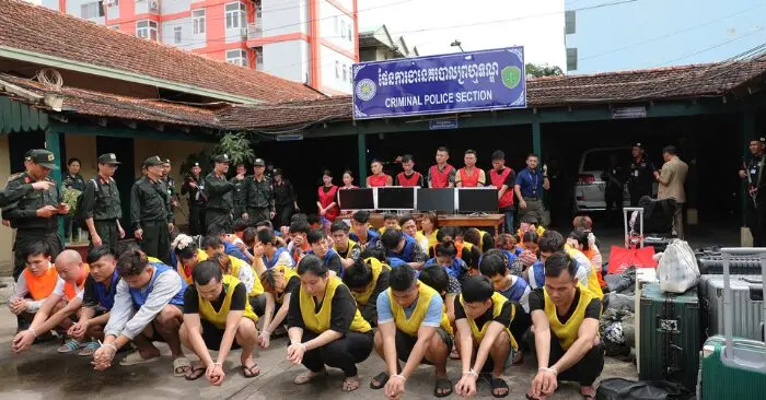 Công an Lai Châu triệt phá đường dây lừa đảo.
