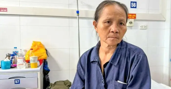 Người phụ nữ kiệt quệ