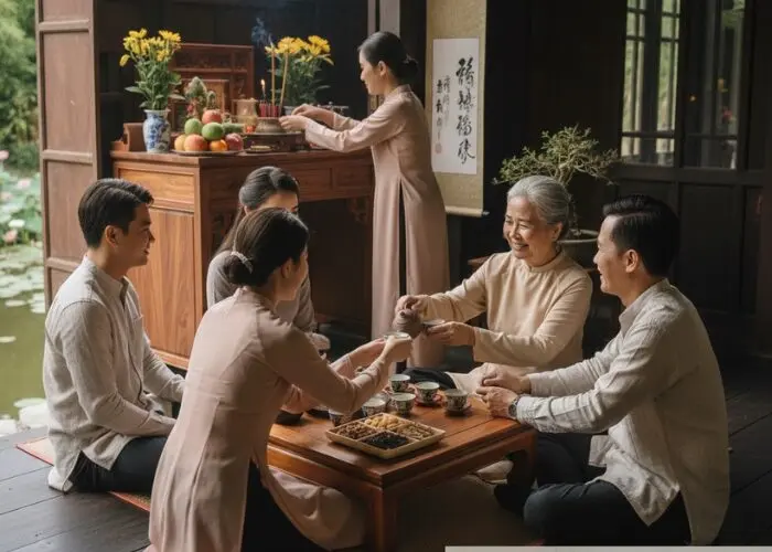 trà trong giao tế Việt
