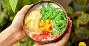chè bánh lọt đậu xanh