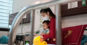 Trẻ nhập viện vì cúm