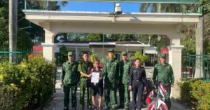 bắt giữ nghi phạm tại Cửa khẩu Mỹ Quý Tây