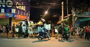 chạy lũ ở Lâm Đồng trong