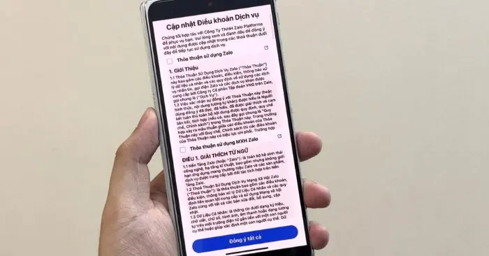 Zalo cập nhật