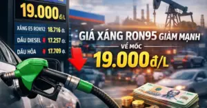 giá xăng RON95 giảm