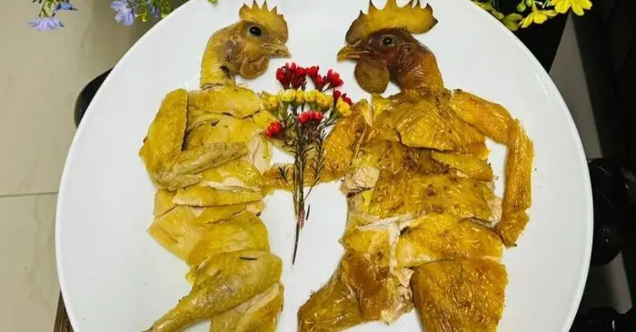 màn xếp gà độc lạ