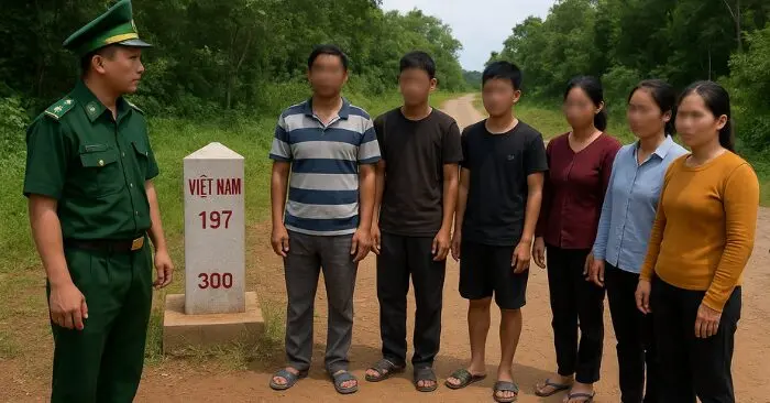 6 người Việt tháo chạy
