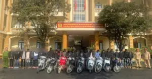 28 quái xế ở Lào Cai