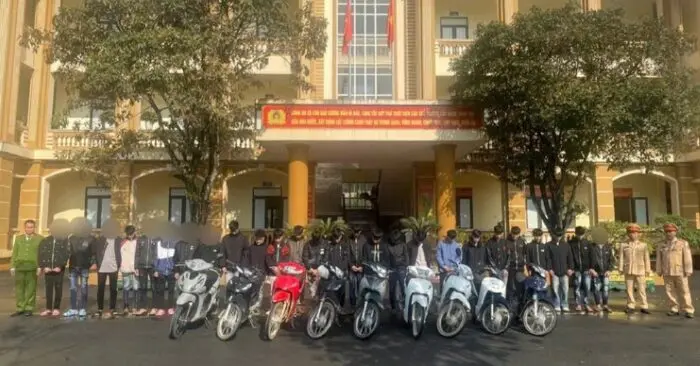 28 quái xế ở Lào Cai