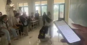 nữ sinh bị đánh