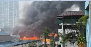 Cháy Nhà máy Bia Hà Nội