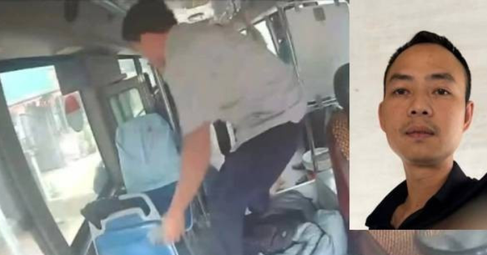 truy tìm đối tượng hành hung lái xe buýt