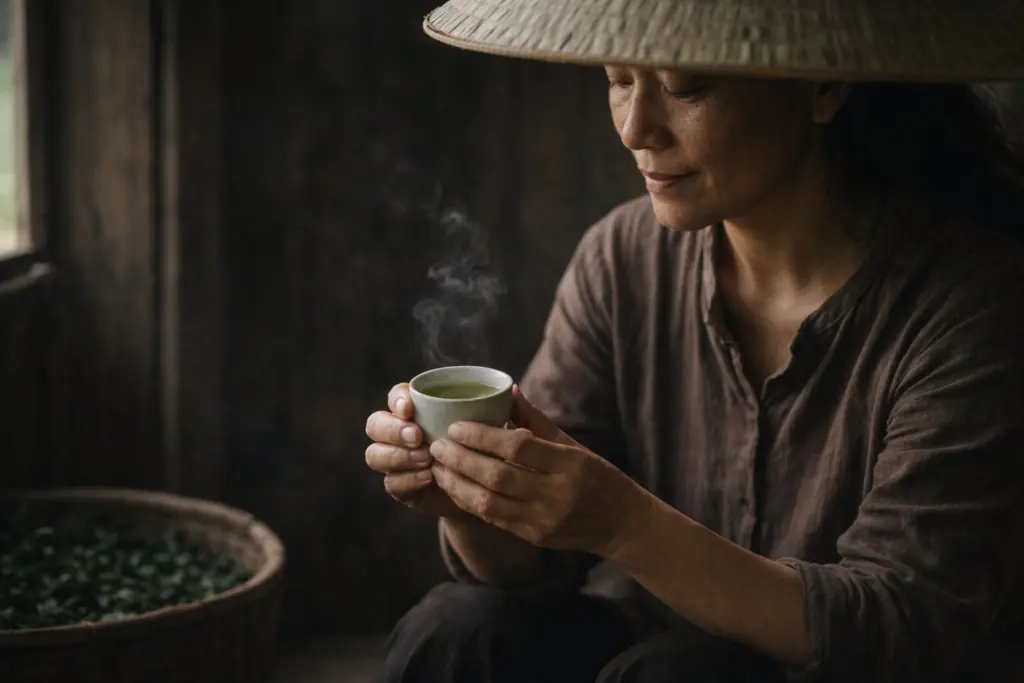 Phụ nữ làng nghề nâng chén trà Thái Nguyên
