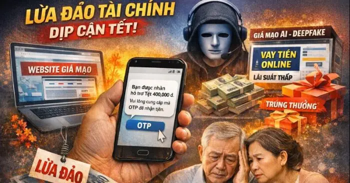 lừa đảo tài chính dịp cận Tết