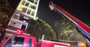 Cháy nhà nghỉ Hà Nội