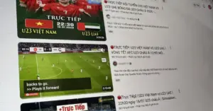 xem live U23 Việt Nam giả