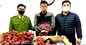 đối tượng Thái Nguyên pháo nổ