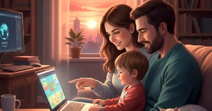 Con lên mạng mỗi ngày