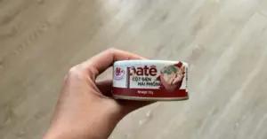 patê hộp làm bữa sáng không an toàn.