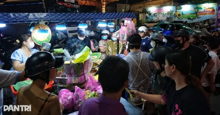 Xôi sầu riêng nguyên múi