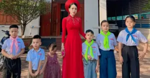 mẹ 8 năm sinh 6 con