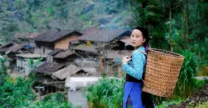 vải lanh người Mông