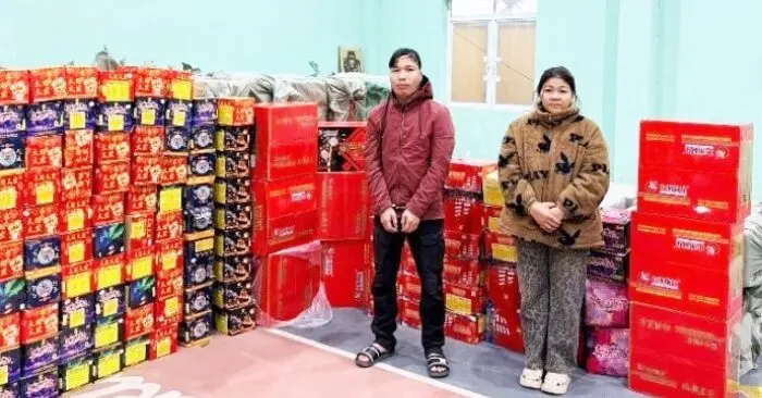 pháo lậu dịp Tết
