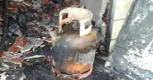 nổ bình gas