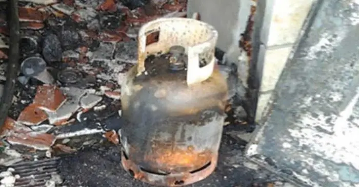 nổ bình gas