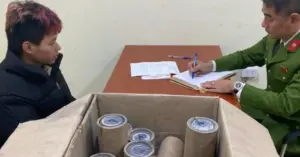 tàng trữ pháo nổ trái phép