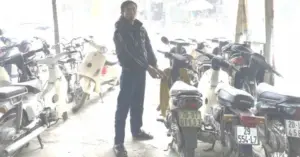 trộm 3 xe máy ở Thái Nguyên