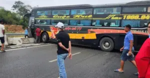 Tai nạn trên cao tốc.