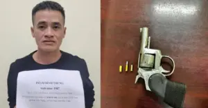 Dùng súng cướp ô tô ở Bắc Ninh
