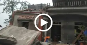Nhà sập sau tiếng nổ