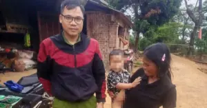 cán bộ công an cứu bé 2 tuổi