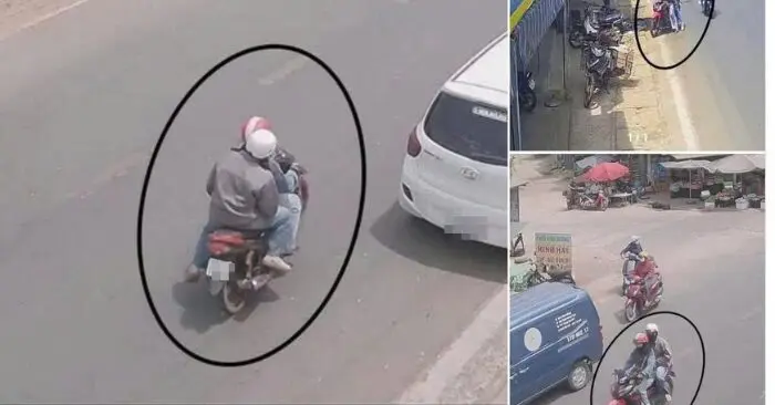 nghi xịt thuốc mê chợ Hòa An