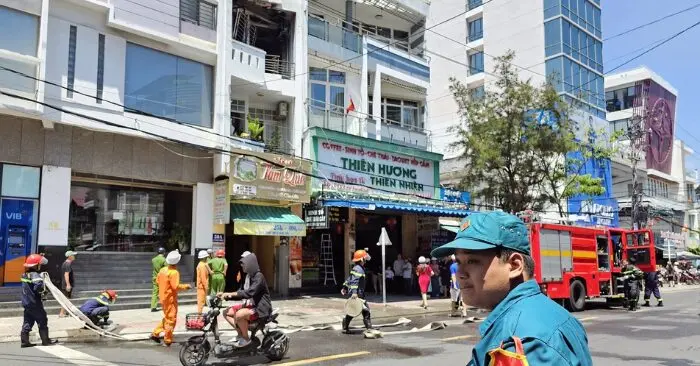 cháy nhà 4 tầng