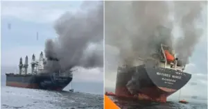 Iran tấn công tàu.