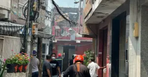 Cháy nhà trong hẻm 76 Thái Phiên