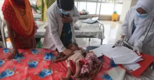 dịch sởi bùng phát