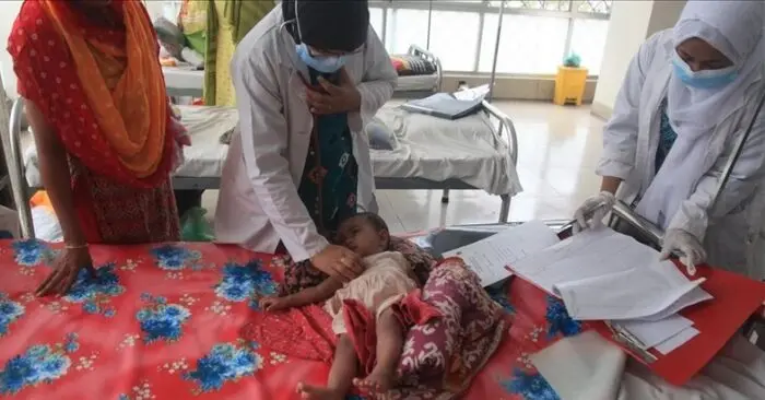 dịch sởi bùng phát