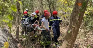 cứu nạn du khách gãy chân