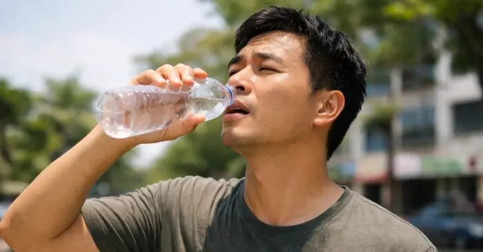 Sai lầm khi uống nước