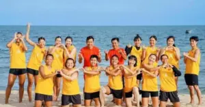 Bóng ném bãi biển nữ Việt Nam vào chung kết ABG6