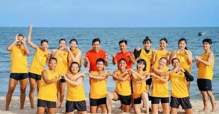 Bóng ném bãi biển nữ Việt Nam vào chung kết ABG6