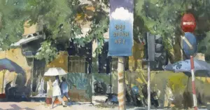 Triển lãm Hơi thở màu nước