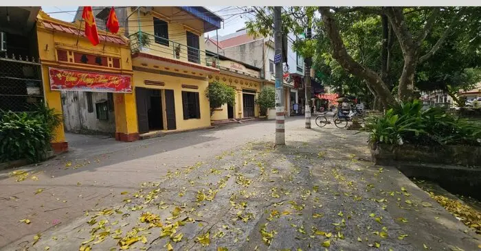 thảm nhựa đường làng
