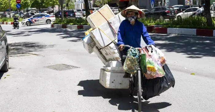 nắng nóng ở miền Bắc
