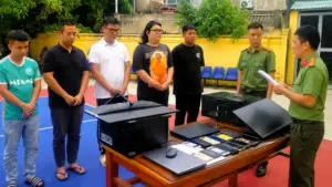 Triệt phá đường dây mua bán tài khoản ngân hàng trái phép bằng phần mềm vượt bảo mật sinh trắc học, thu lợi bất chính hàng tỉ đồng.